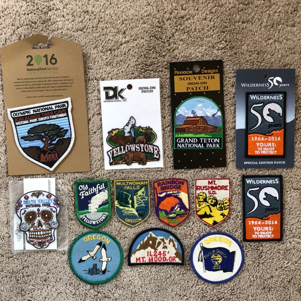 New and Vintage National Park Patches